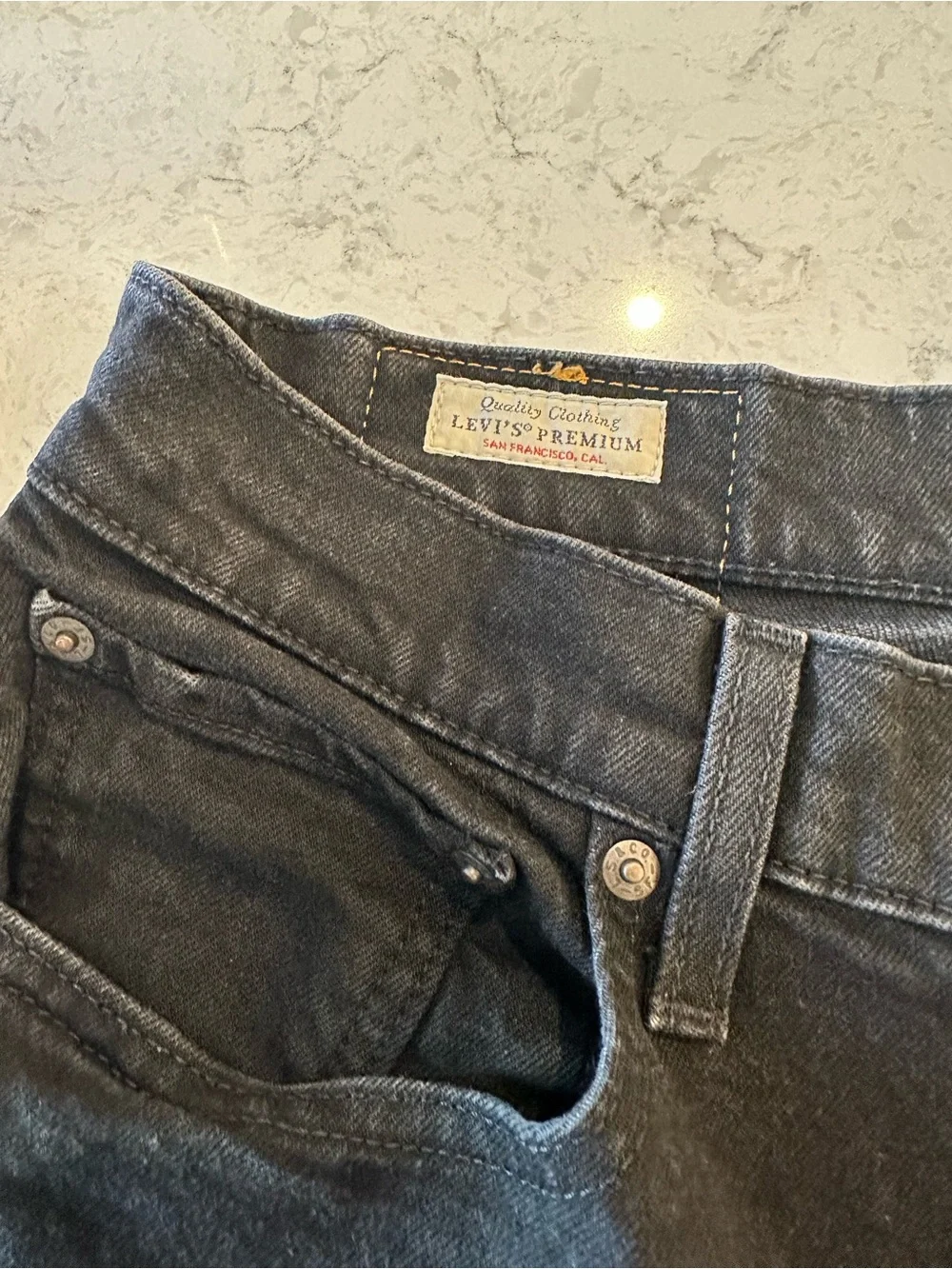 Men's Levi’s Black 512 Denim Jeans - Classic Straight Fit